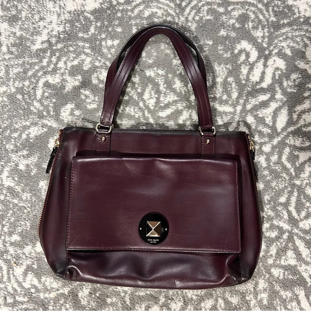 Kate Spade NY Mulled Wine Varick Street Purse
